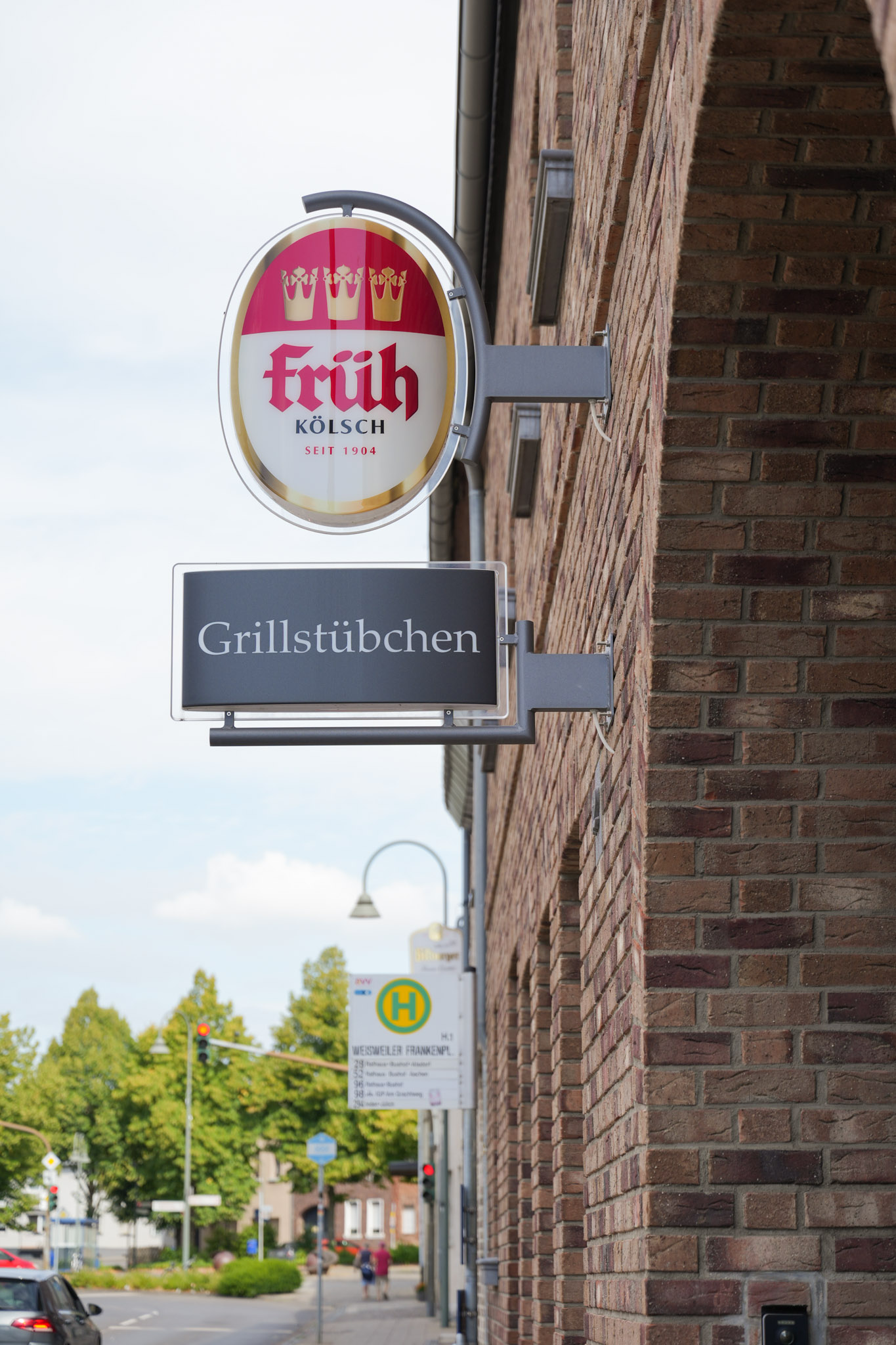 Außenansicht des Grillstübchens in Eschweiler-Weisweiler